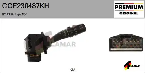 превключвател на кормилната колона FLAMAR CCF230487KH