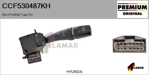 превключвател на кормилната колона FLAMAR CCF530487KH