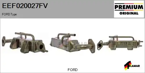 Охладител, ЕГР система FLAMAR EEF020027FV