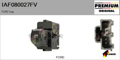 ключ(бутон), стъклоповдигане FLAMAR IAF080027FV