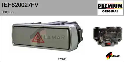 ключ за аварийни мигачи FLAMAR IEF820027FV