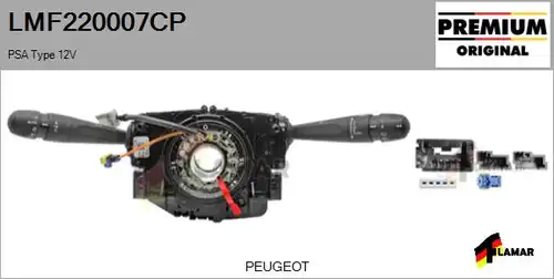 превключвател на кормилната колона FLAMAR LMF220007CP