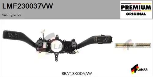 превключвател на кормилната колона FLAMAR LMF230037VW