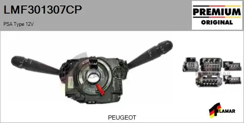 превключвател на кормилната колона FLAMAR LMF301307CP