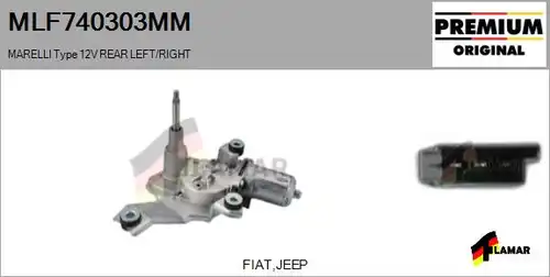 двигател на чистачките FLAMAR MLF740303MM