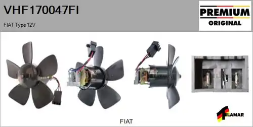 вентилатор вътрешно пространство FLAMAR VHF170047FI