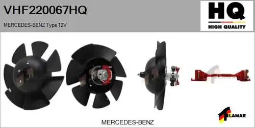 вентилатор вътрешно пространство FLAMAR VHF220067HQ