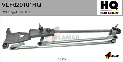 лостов механизъм на чистачките FLAMAR VLF020101HQ