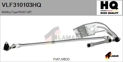 лостов механизъм на чистачките FLAMAR VLF310103HQ