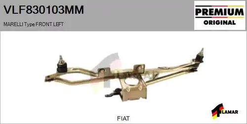 лостов механизъм на чистачките FLAMAR VLF830103MM