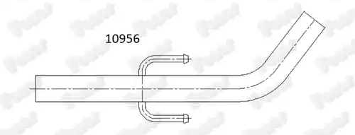 изпускателна тръба FONOS 10956