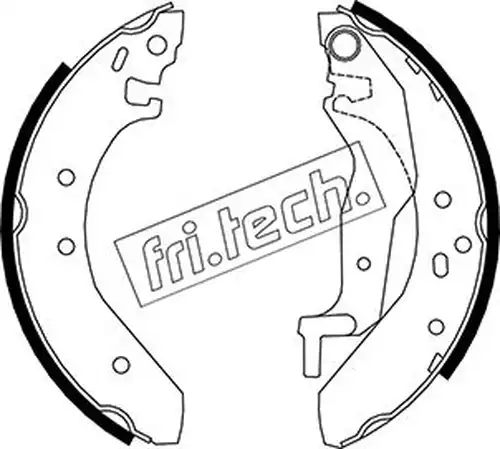 комплект спирачна челюст fri.tech. 1007.017