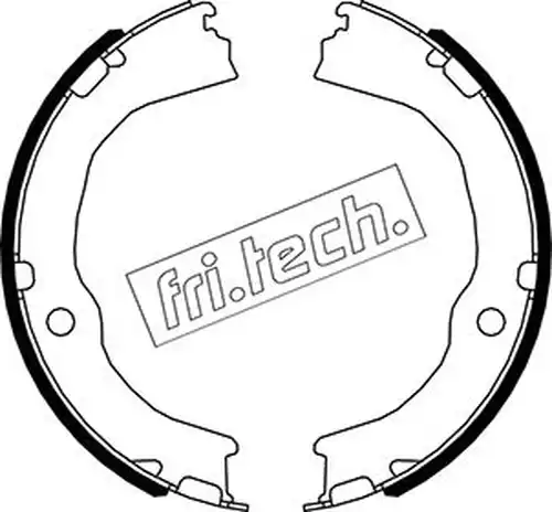 комплект спирачна челюст, ръчна спирачка fri.tech. 1027.010