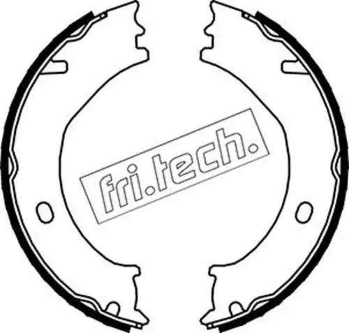 комплект спирачна челюст, ръчна спирачка fri.tech. 1045.001