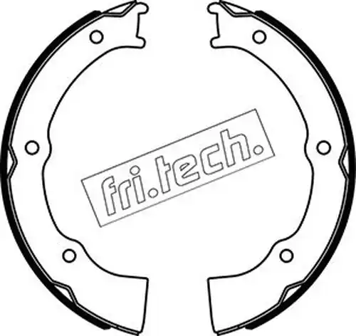 комплект спирачна челюст, ръчна спирачка fri.tech. 1046.229