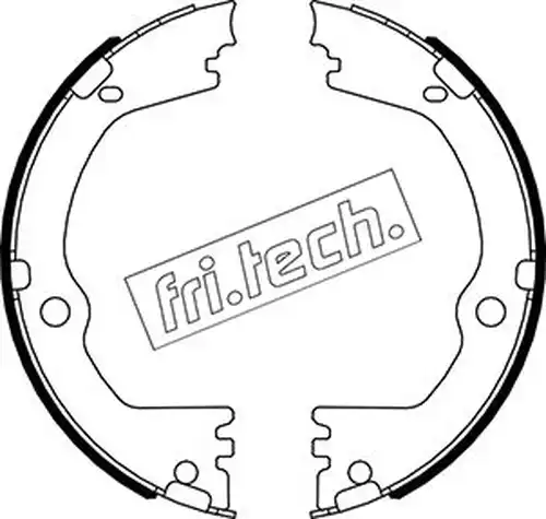 комплект спирачна челюст, ръчна спирачка fri.tech. 1046.232