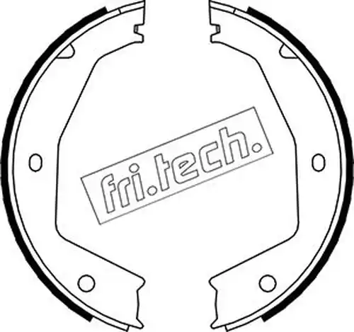 комплект спирачна челюст, ръчна спирачка fri.tech. 1048.002