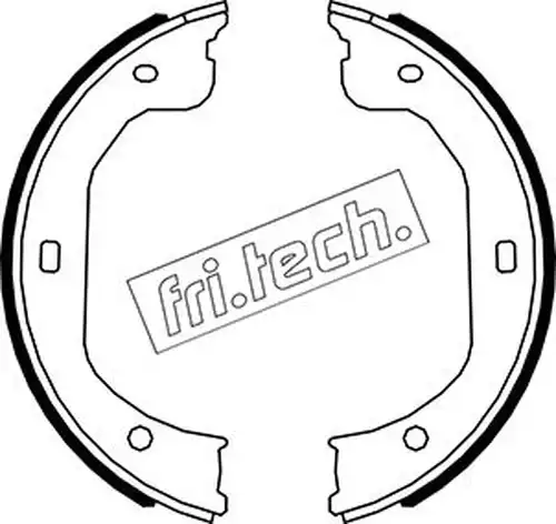 комплект спирачна челюст, ръчна спирачка fri.tech. 1049.174