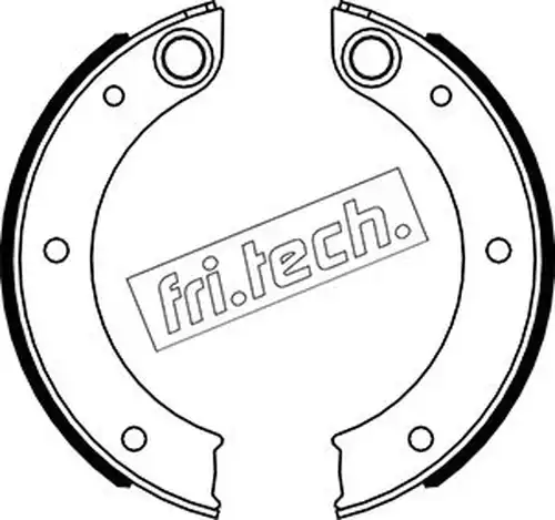 комплект спирачна челюст, ръчна спирачка fri.tech. 1083.003