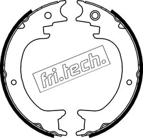 комплект спирачна челюст, ръчна спирачка fri.tech. 1110.339