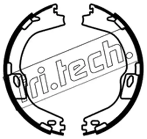 комплект спирачна челюст, ръчна спирачка fri.tech. 1253.686