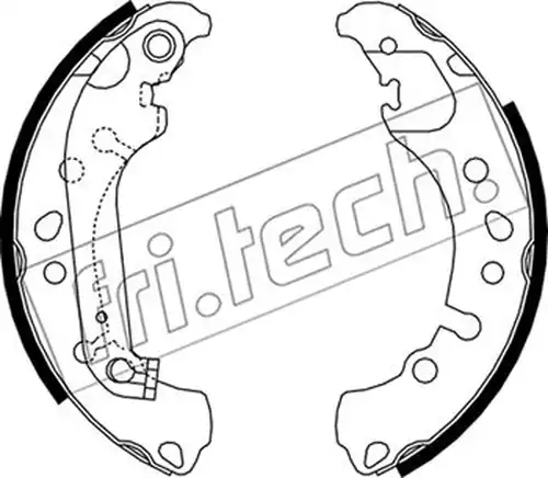 комплект спирачна челюст fri.tech. 1253.721