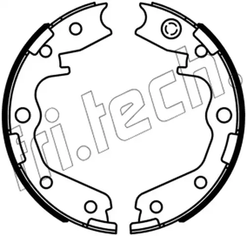 комплект спирачна челюст, ръчна спирачка fri.tech. 1253.734