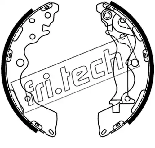 комплект спирачна челюст fri.tech. 1253.739