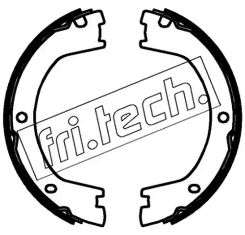 комплект спирачна челюст, ръчна спирачка fri.tech. 1253.765