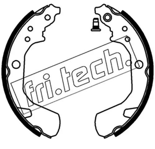 комплект спирачна челюст fri.tech. 1253.770