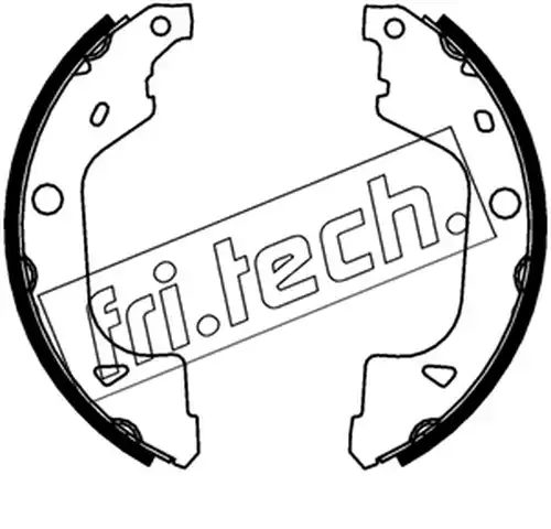 комплект спирачна челюст fri.tech. 1253.775