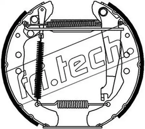 комплект спирачна челюст fri.tech. 16141