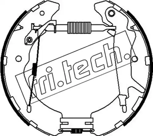 комплект спирачна челюст fri.tech. 16528