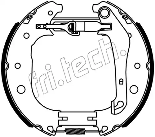 комплект спирачна челюст fri.tech. 16534