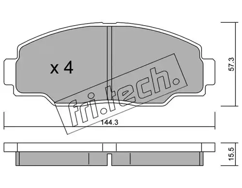 накладки fri.tech. 771.0