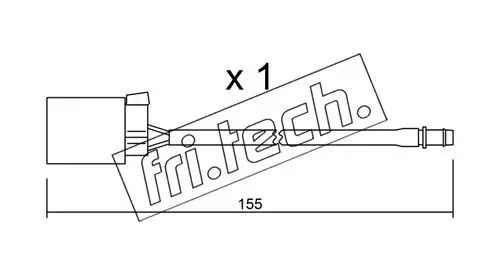 предупредителен контактен сензор, износване на накладките fri.tech. SU.015