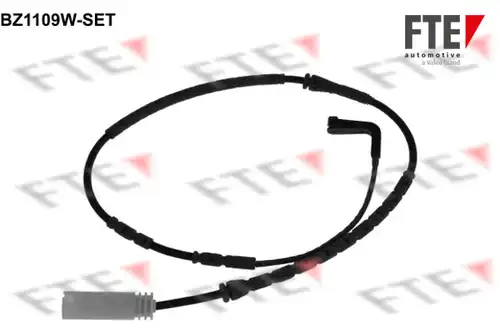 предупредителен контактен сензор, износване на накладките FTE BZ1109W-SET