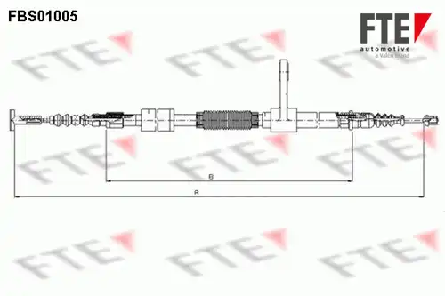 жило за ръчна спирачка FTE FBS01005