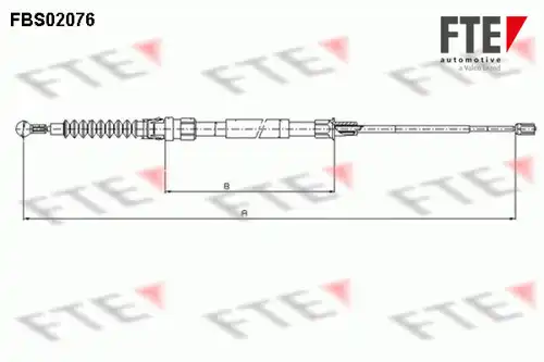 жило за ръчна спирачка FTE FBS02076