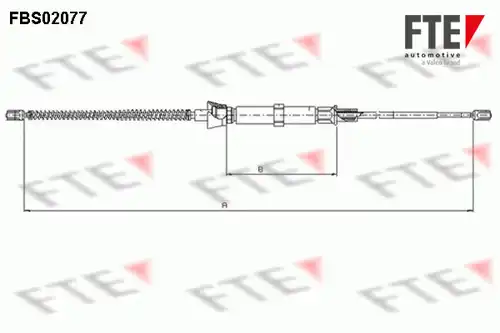 жило за ръчна спирачка FTE FBS02077