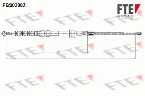 жило за ръчна спирачка FTE FBS02082