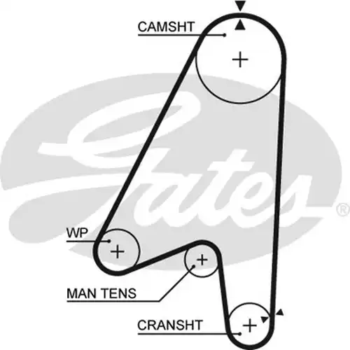 Ангренажен ремък GATES 5239