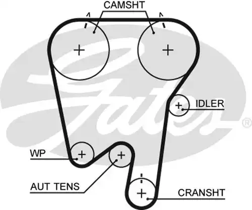 Ангренажен ремък GATES 5397XS