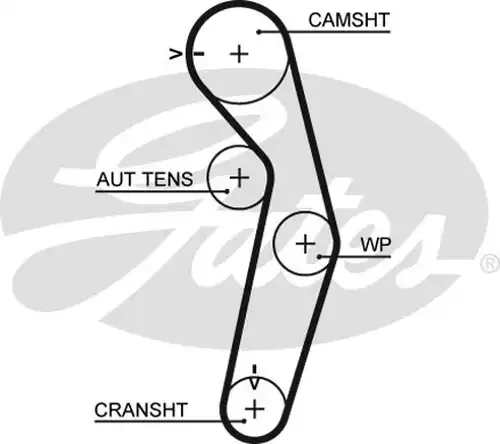 Ангренажен ремък GATES 5445XS
