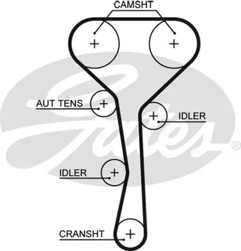 Ангренажен ремък GATES 5507XS