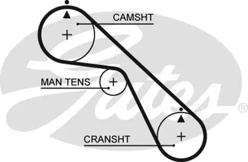 Ангренажен ремък GATES 5530XS