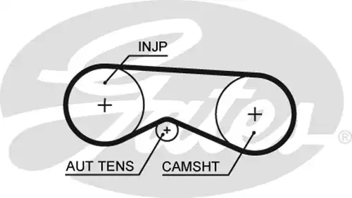 Ангренажен ремък GATES 5531XS