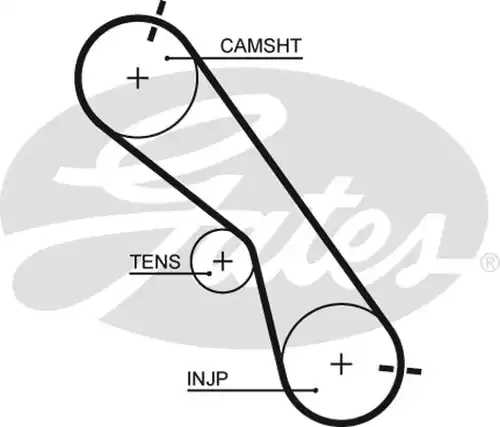 Ангренажен ремък GATES 5560XS