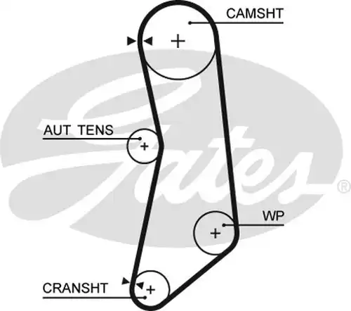 Ангренажен ремък GATES 5626XS