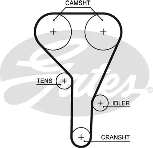 Ангренажен ремък GATES 5638XS